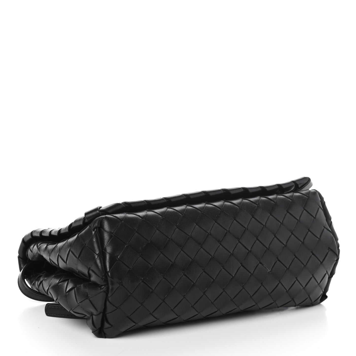 Nappa Intrecciato Crossbody Black