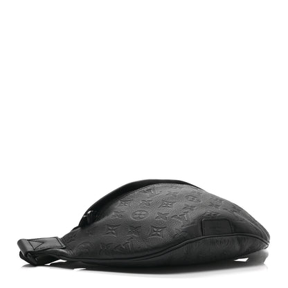 Louis Vuitton Calfskin Monogram Shadow Discovery Bumbag Black 4 of 8