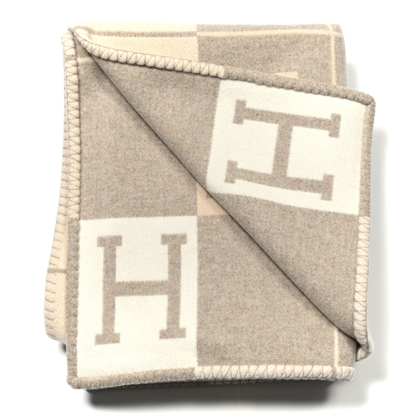 Wool Cashmere Avalon III Blanket Coco Camomille