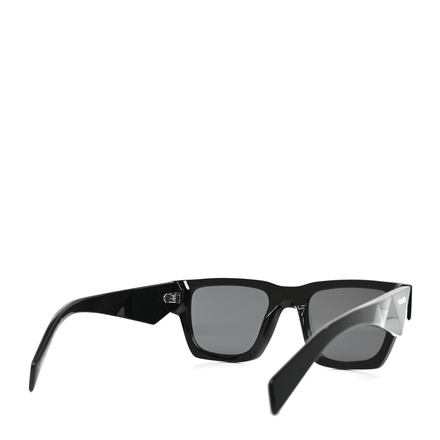 Prada Acetate Symbole Sunglasses SPR A06 Black 4 of 7