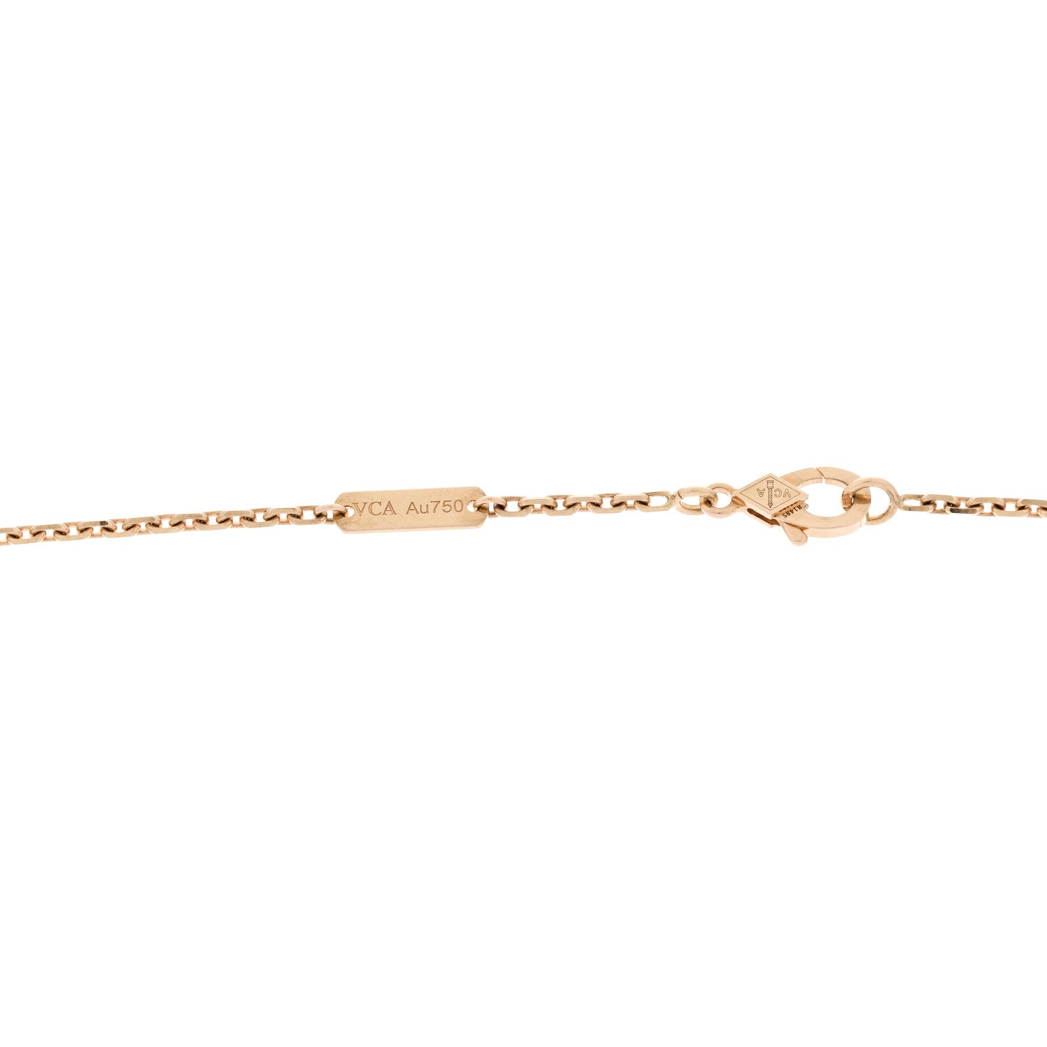 Van Cleef & Arpels 18K Yellow Gold Carnelian Magic Alhambra Long Necklace 4 of 5