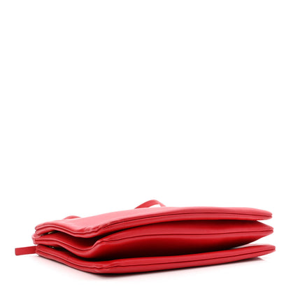 Celine Lambskin Small Trio Crossbody Bag Red 4 of 10