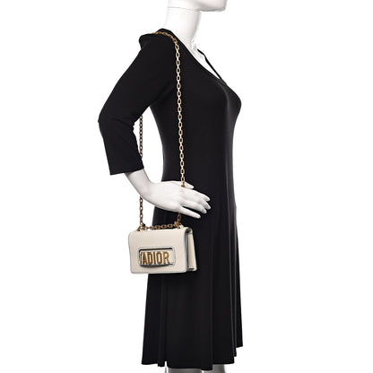 Christian Dior Grained Calfskin Mini J'Adior Chain Flap Bag Off White 2 of 10
