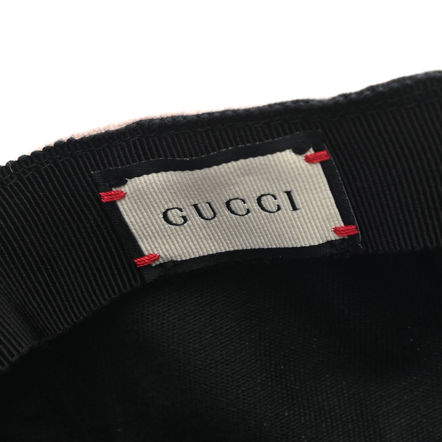 Gabardine Gucci Headband Baseball Hat M Black
