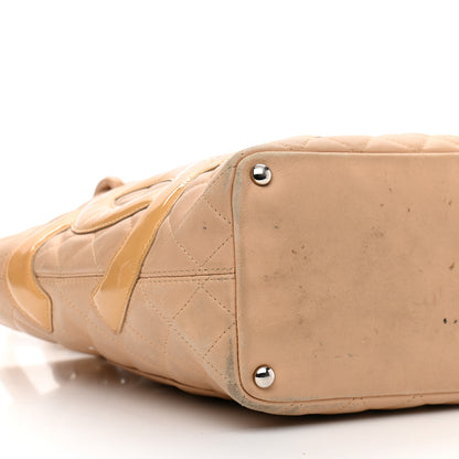 Chanel Calfskin Quilted Medium Cambon Tote Beige 8 of 19