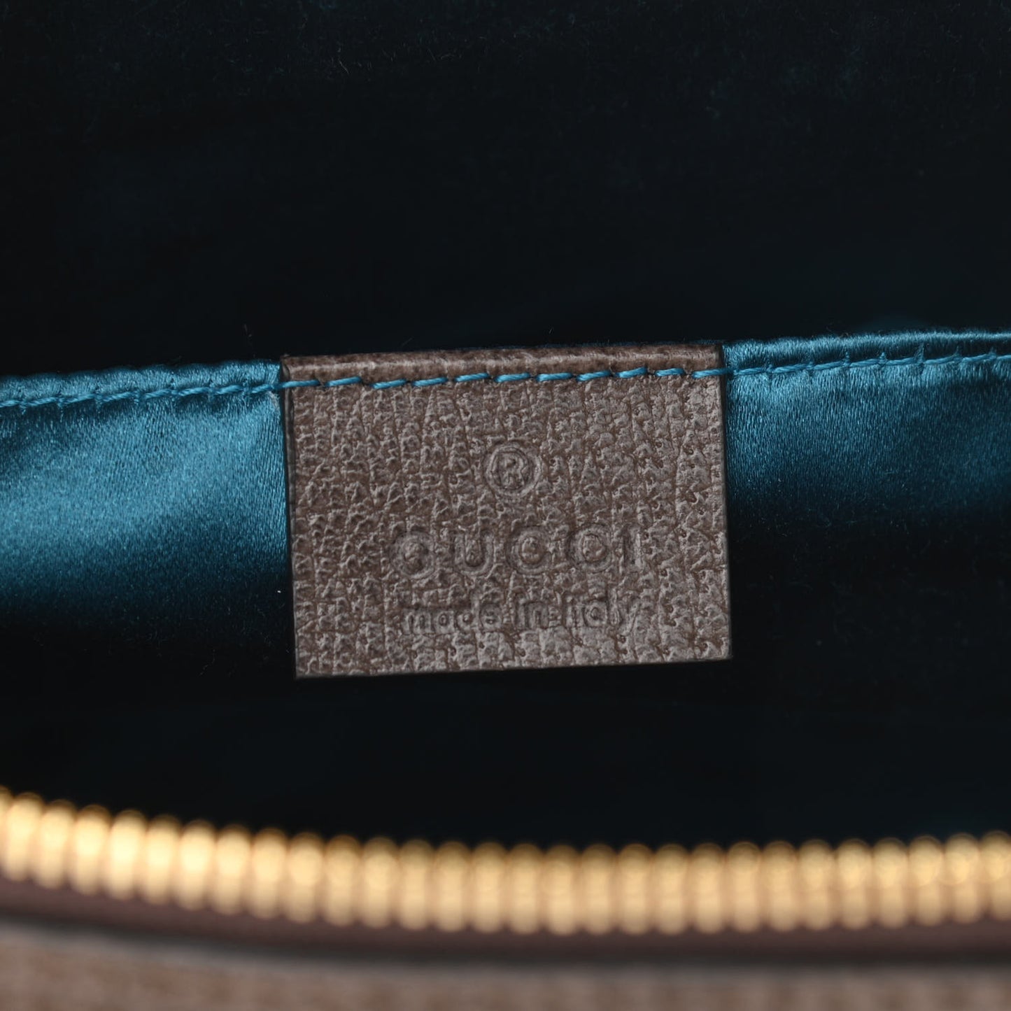 GG Supreme Monogram Textured Dollar Calfskin Web Small Ophidia Dome Shoulder Bag Beige Ebony New Acero