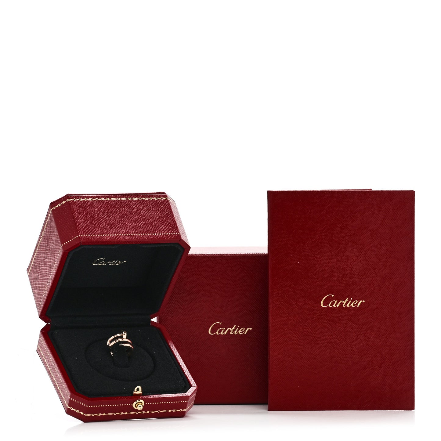 18K Pink Gold Juste Un Clou Single Ear Jewel Cuff Earring