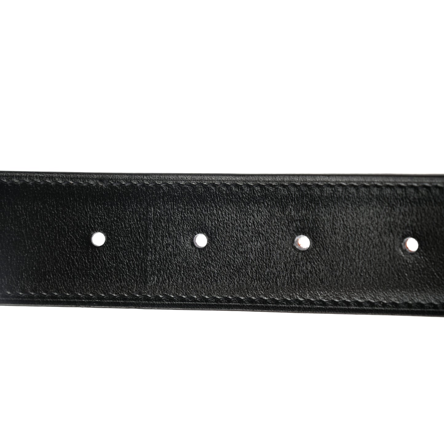 Box Togo 32mm Guilloche H Belt 85 Black Orange