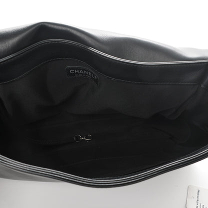 Chanel Calfskin Enchained XL Boy Flap Black 5 of 7