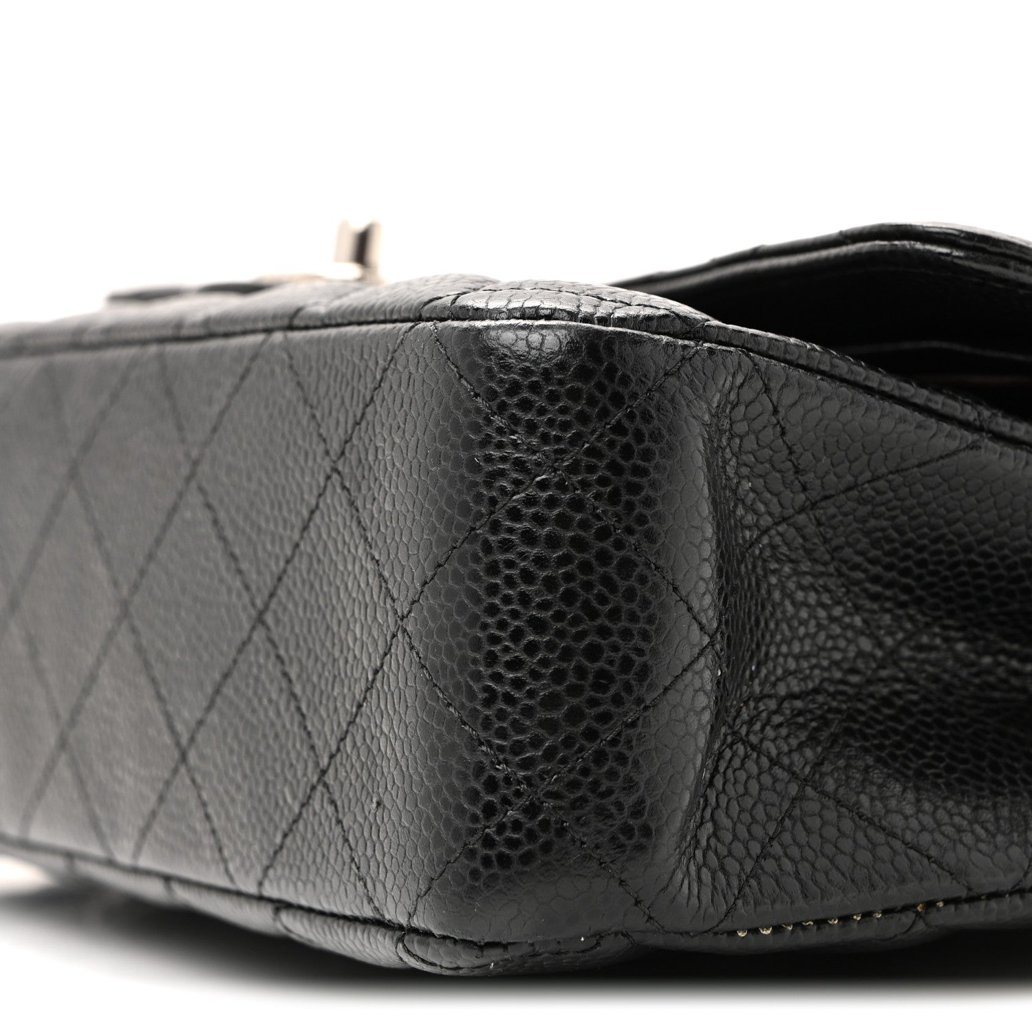 Chanel Caviar Quilted Medium Double Flap Black 28 of 40