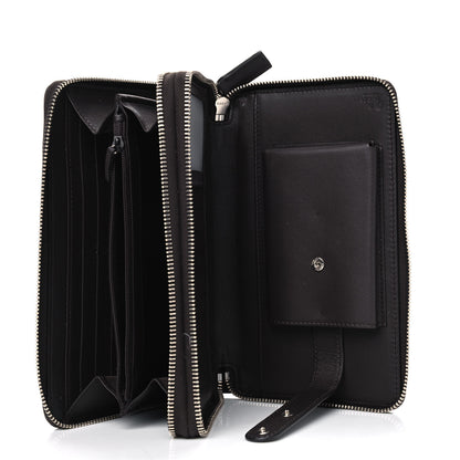 Gucci Soft Microguccissima Zip Around Top Handle Travel Wallet Carbon 4 of 4