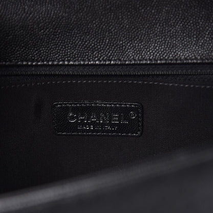 Chanel Caviar Quilted Large Boy Flap Black 6 of 8