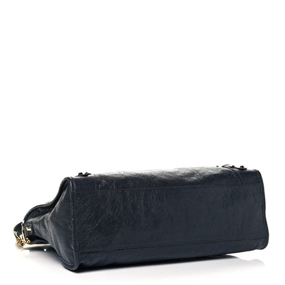 Balenciaga Agneau Classic Gold Hardware City Gris Fossile Anthracite 3 of 9