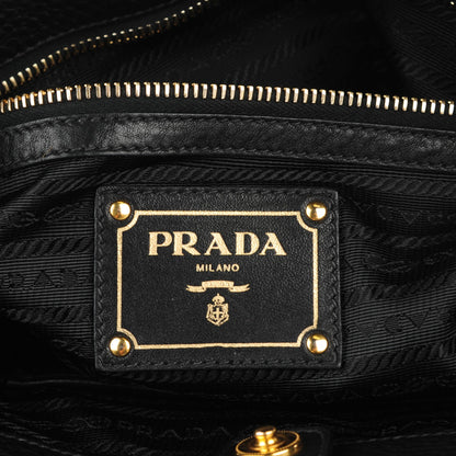Prada Vitello Daino Shoulder Bag Nero Black 7 of 8