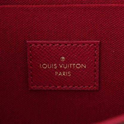 Louis Vuitton Monogram Pochette Felicie Chain Wallet Fuchsia 7 of 13