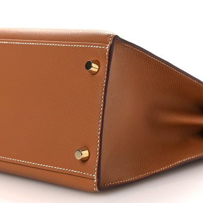 Hermes Epsom Kelly Sellier 28 Gold 10 of 12