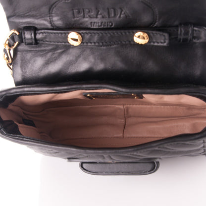 Prada Nappa Quilted Crossbody Bag Nero Black 5 of 8