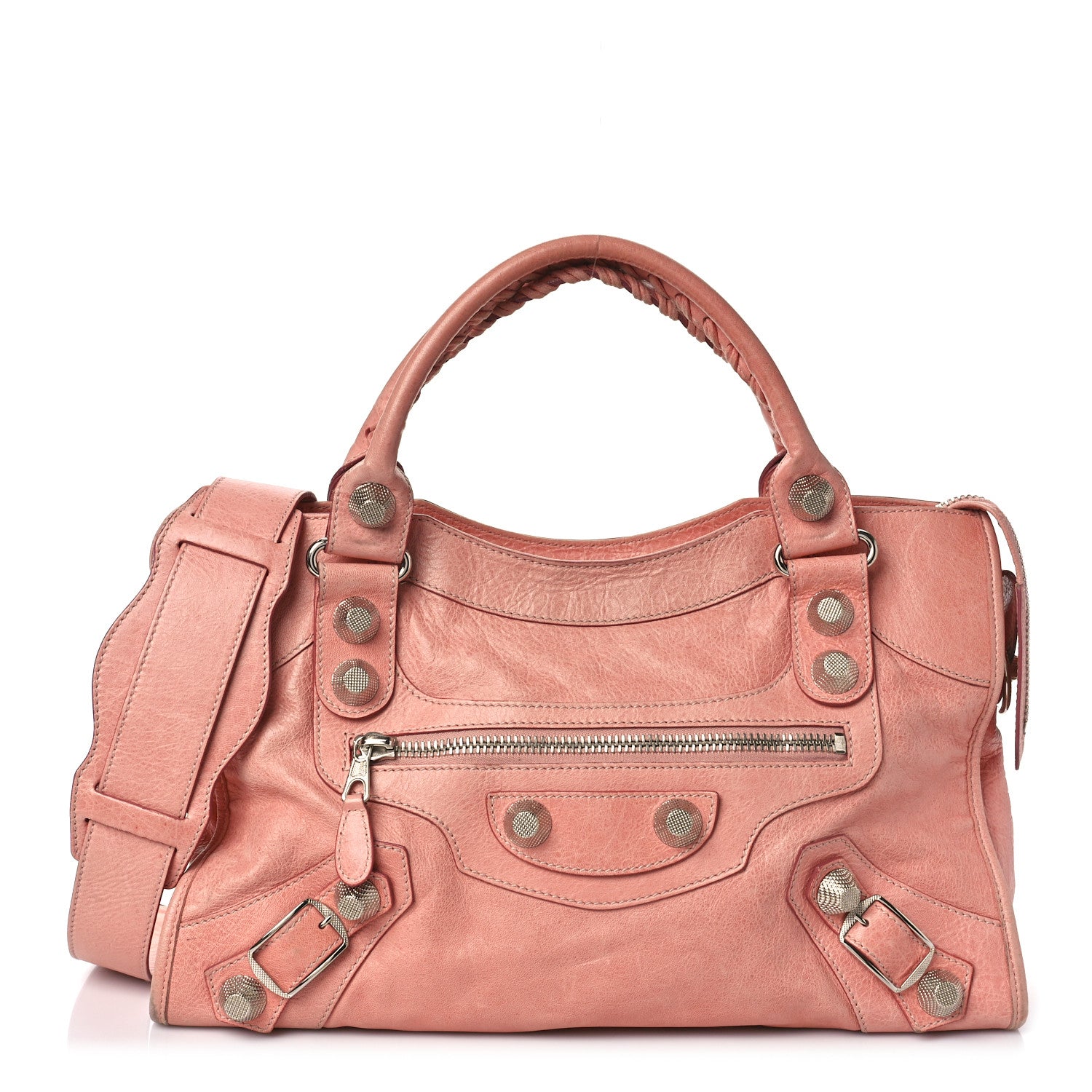 Balenciaga Agneau Giant 21 Silver Hardware City Vieux Rose 1 of 10