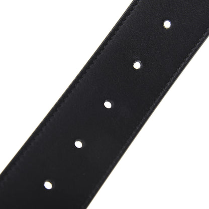 Gucci Moon Calfskin Pearl Double G 40mm Belt 80 32 Black Cream 4 of 5