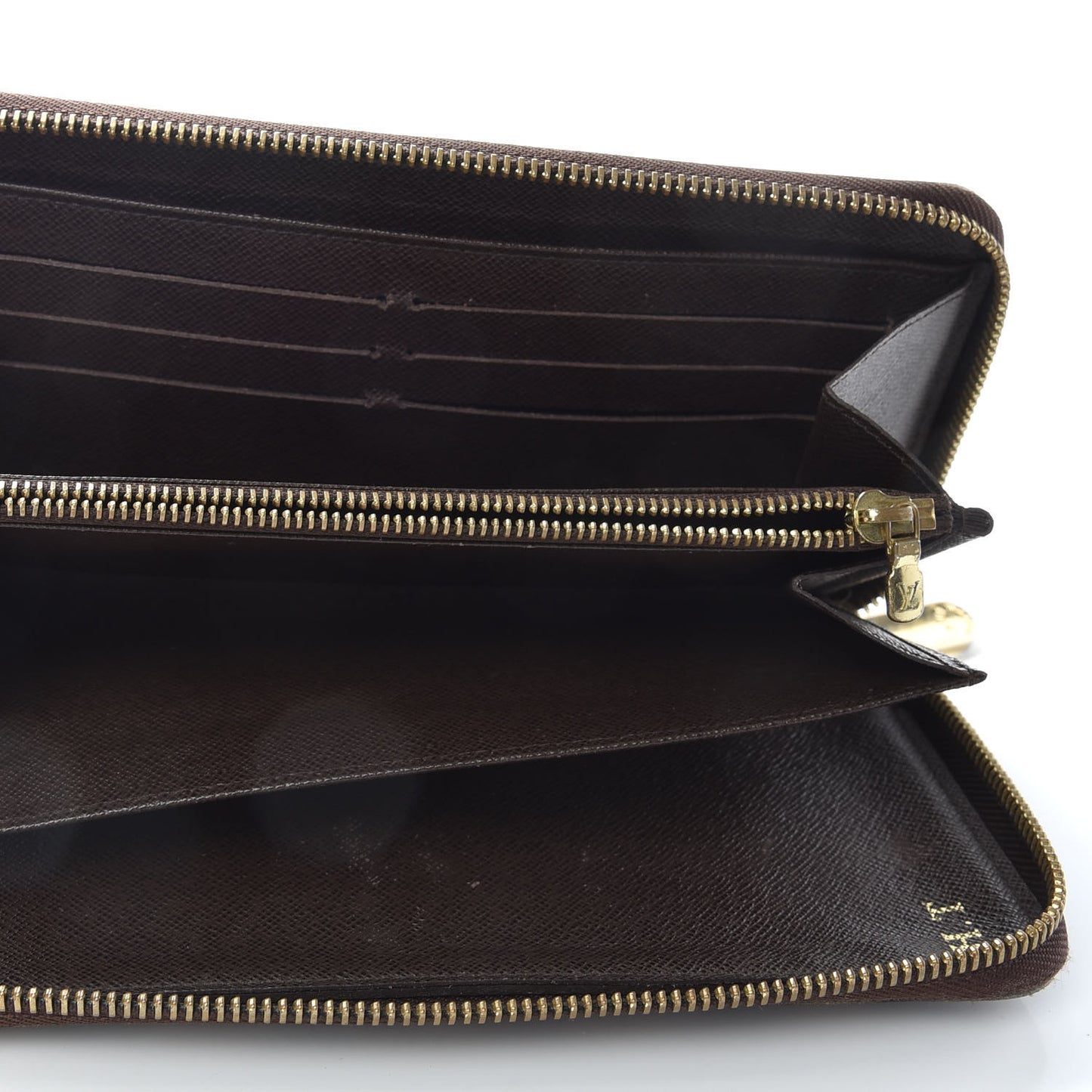Damier Ebene Zippy Organizer Wallet