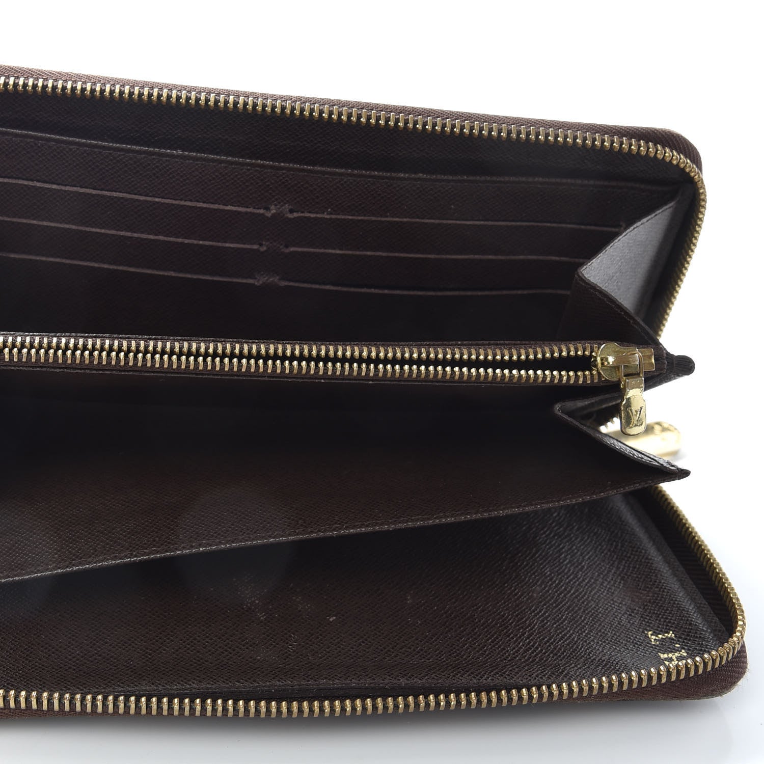 Louis Vuitton Damier Ebene Zippy Organizer Wallet 5 of 8