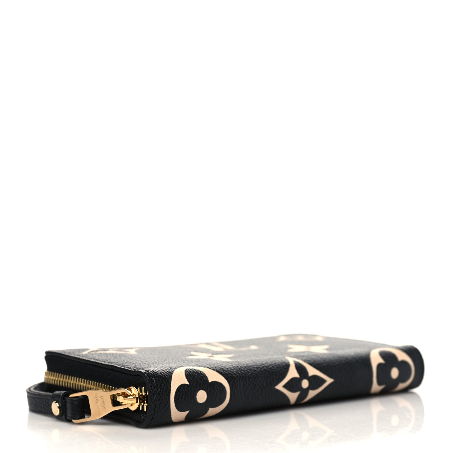 Louis Vuitton Empreinte Monogram Giant Zippy Wallet Black Beige 4 of 6