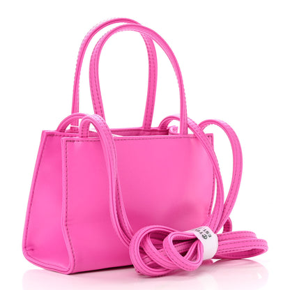 Telfar Vegan Leather Small Shopping Bag Azalea 3 of 9