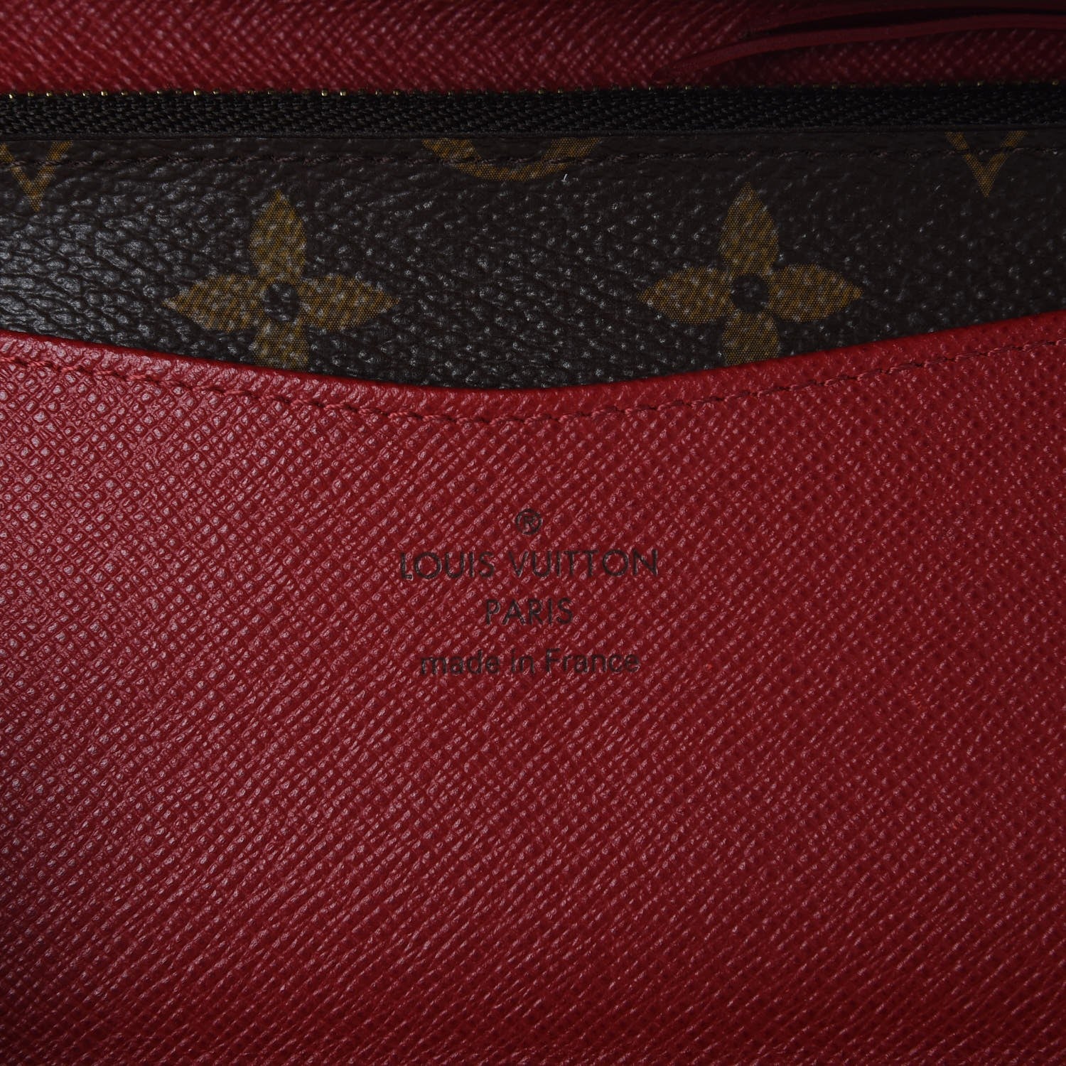 Louis Vuitton Monogram Josephine Wallet Red 6 of 9
