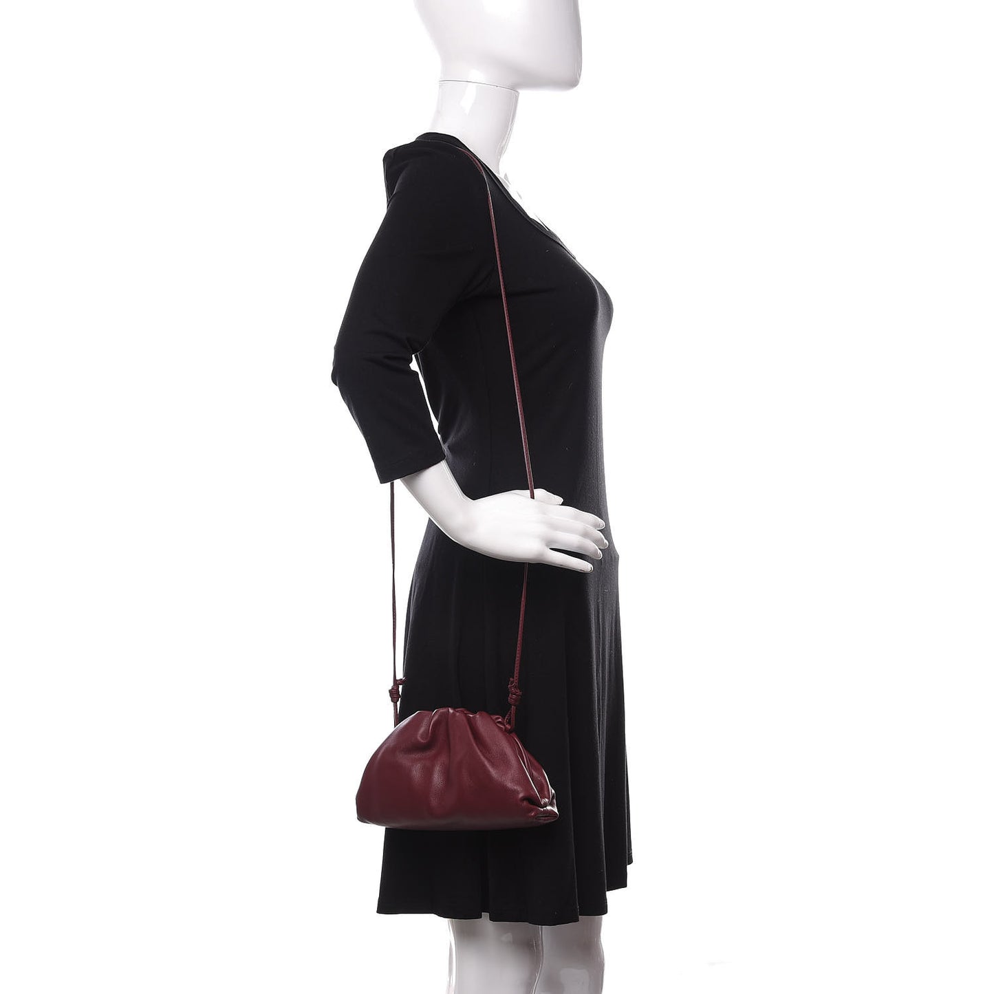 Butter Calfskin The Mini Pouch Bordeaux