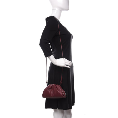 Bottega Veneta Butter Calfskin The Mini Pouch Bordeaux 2 of 9