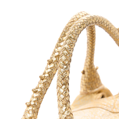 Fendi Nappa Nuvolata Bimetal Spy Oro Argento 12 of 14