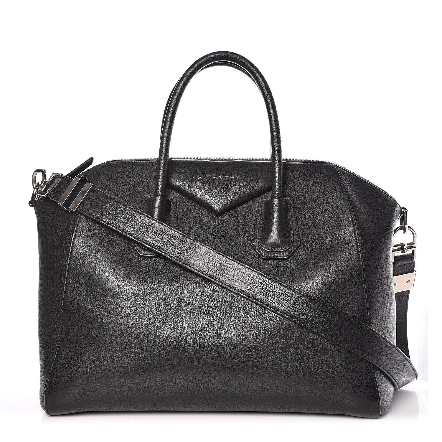 Givenchy Sugar Goatskin Medium Antigona Black 1 of 17