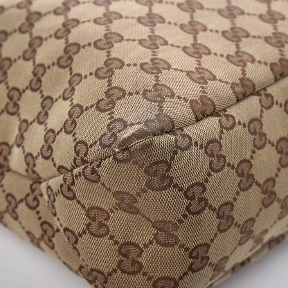 Gucci Monogram Medium Horsebit Chain Hobo Dark Brown 10 of 17