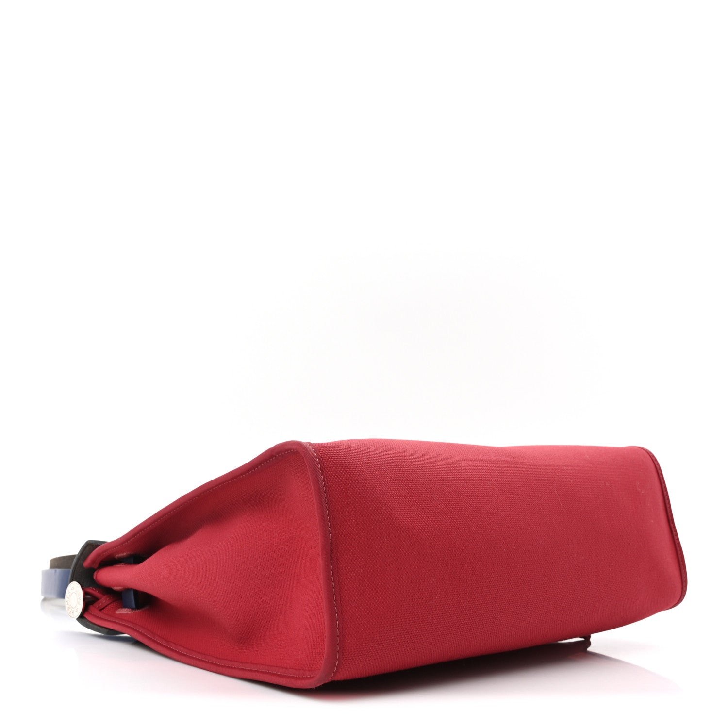 Hermes Military Toile Vache Hunter Herbag Zip 31 PM Rouge Grenat Bleu Saphir 5 of 10