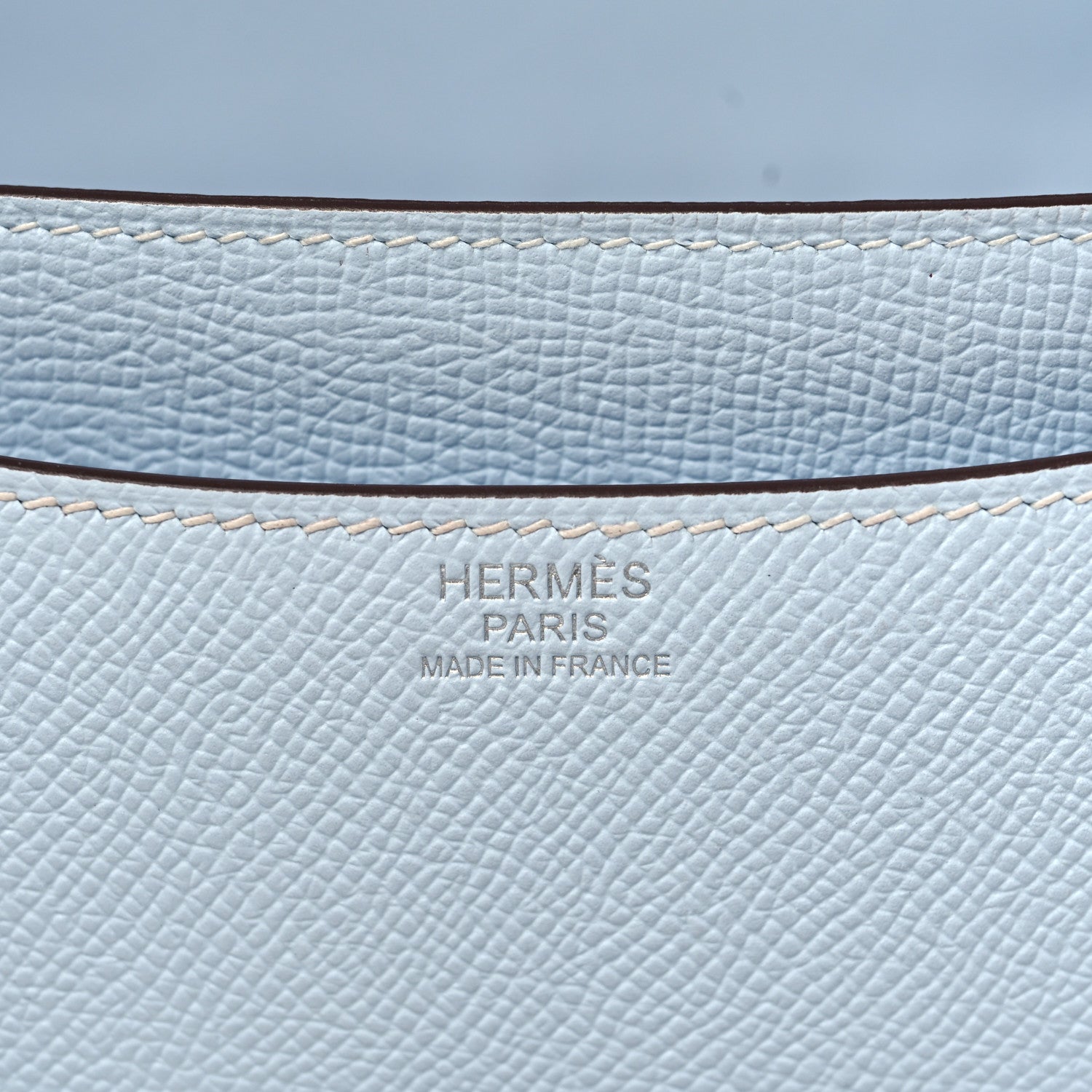 Hermes Epsom Constance 24 Bleu Brume 6 of 9