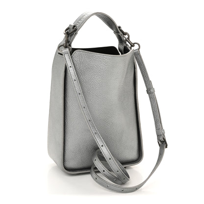 Balenciaga Metallic Calfskin XS Tool 2.0 North-South Tote Silver 4 of 14