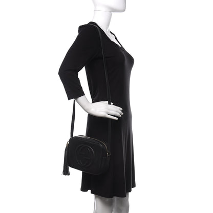 Gucci Pebbled Calfskin Small Soho Disco Bag Black 2 of 12