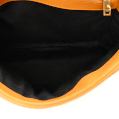Saint Laurent Calfskin Y Quilted Monogram Medium Loulou Chain Satchel Cheddar 5 of 11