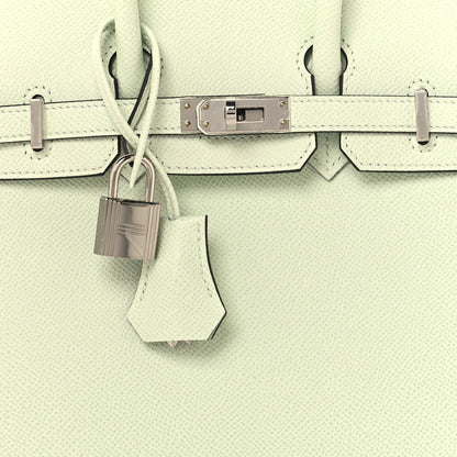 Hermes Epsom Birkin Sellier 25 Vert Fizz 8 of 11