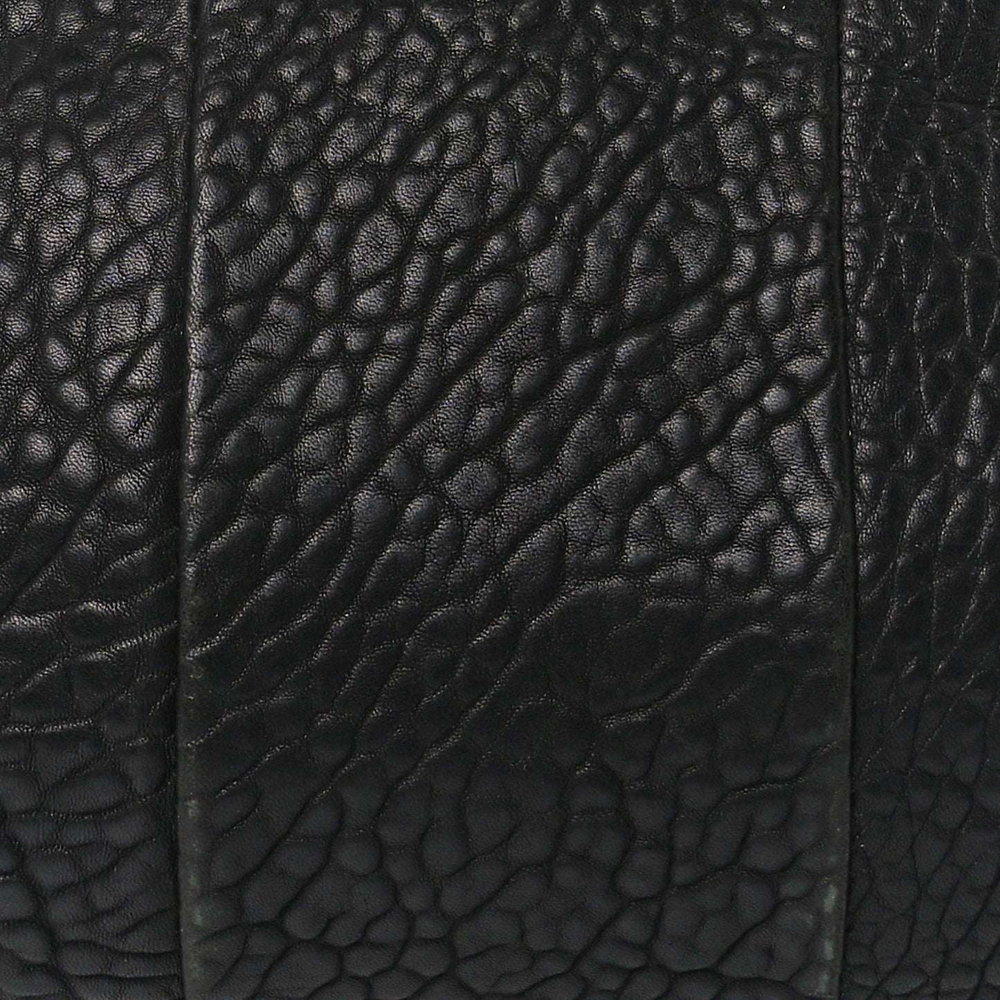 Pebbled Lambskin Rockie Black Antique Brass Hardware