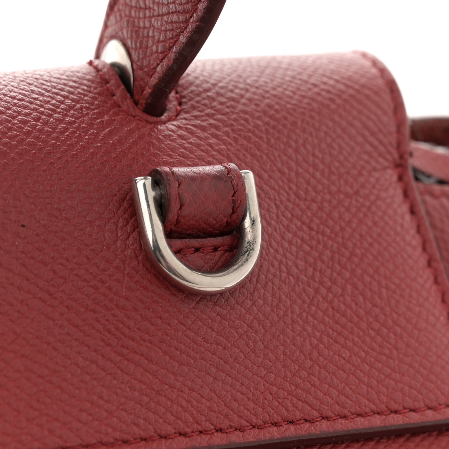 Grained Calfskin Mini Belt Bag Rust