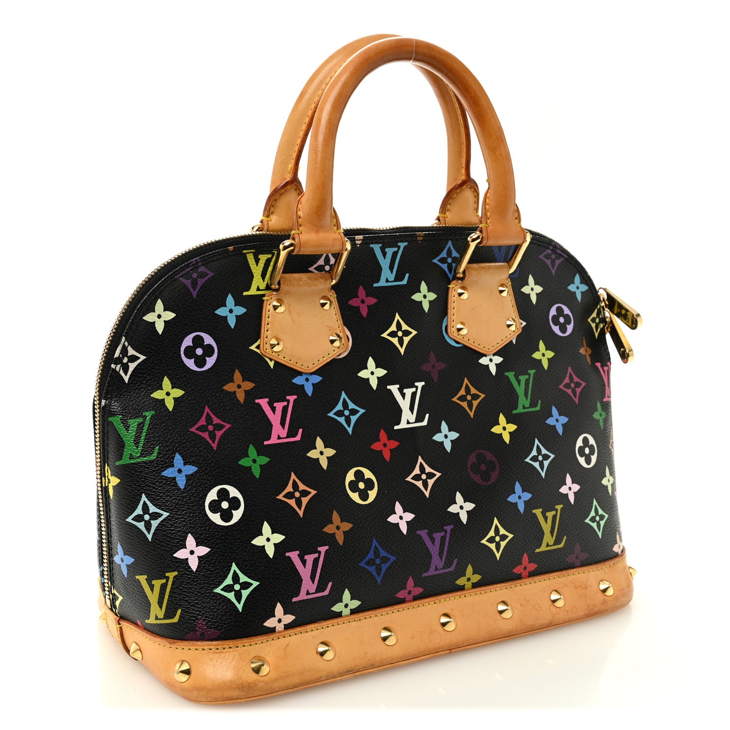 Louis Vuitton Monogram Multicolor Alma Black 3 of 10