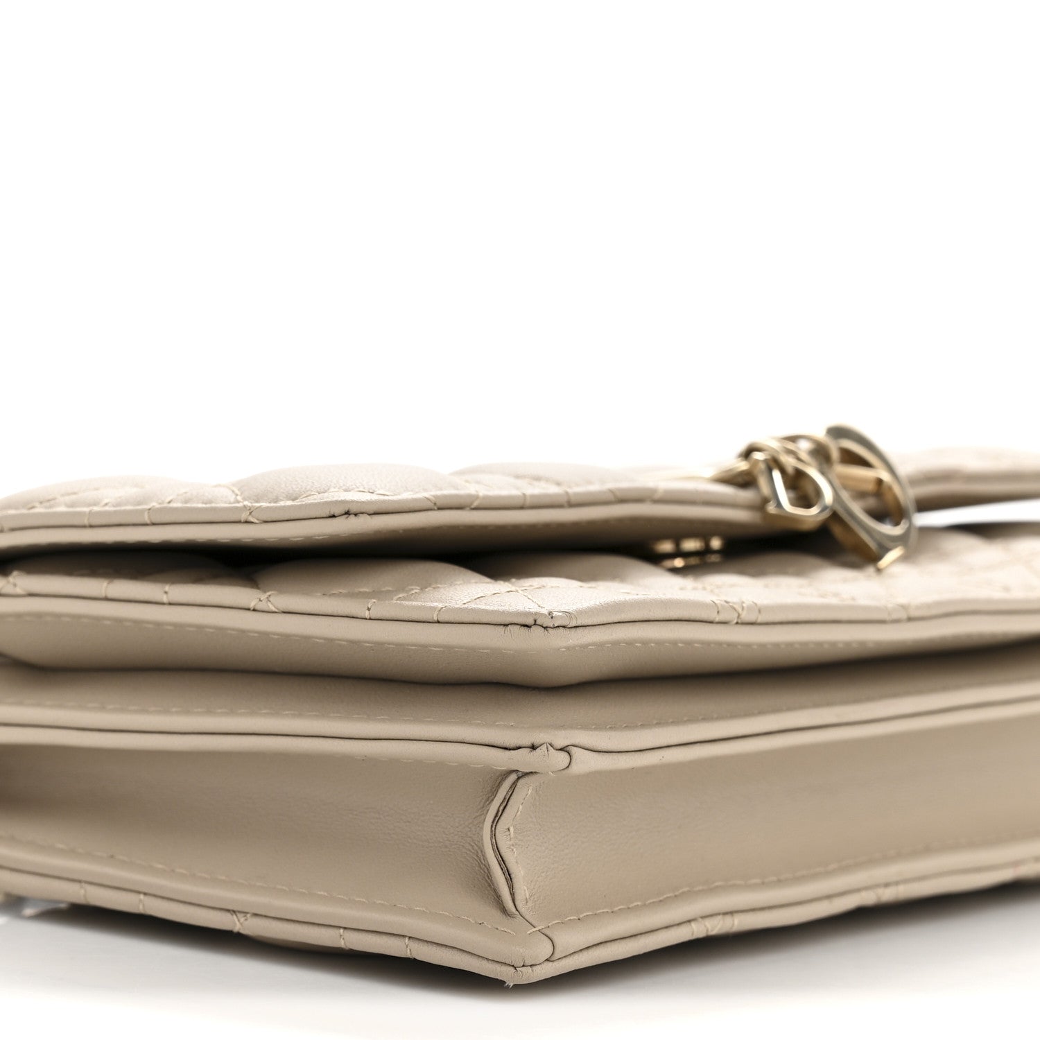 Christian Dior Lambskin Cannage Mini My Dior Bag Sand 9 of 13