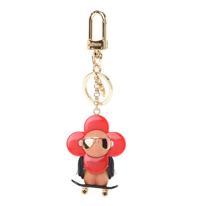 Louis Vuitton Resin Wood Vivienne Skateboarder Bag Charm 1 of 4