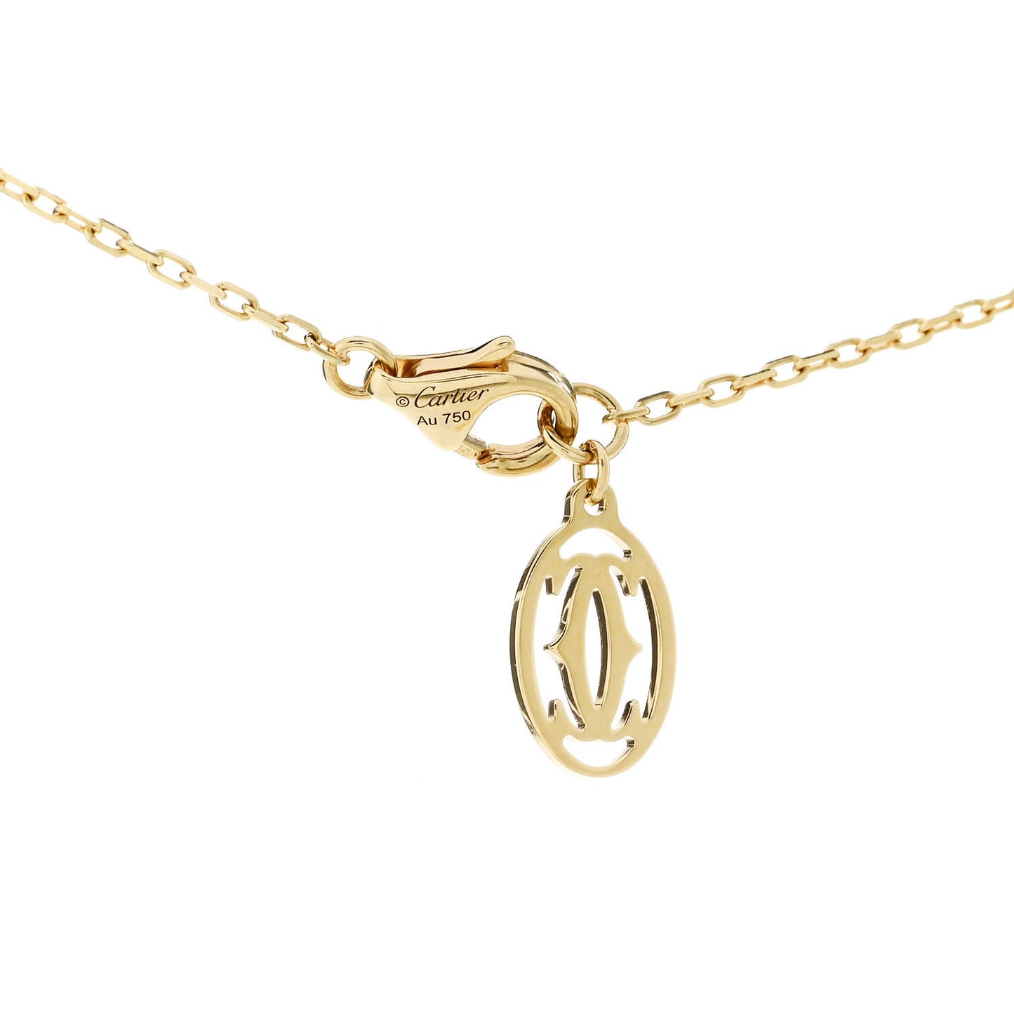 18K Yellow Gold Diamond SM D'Amour Pendant Necklace