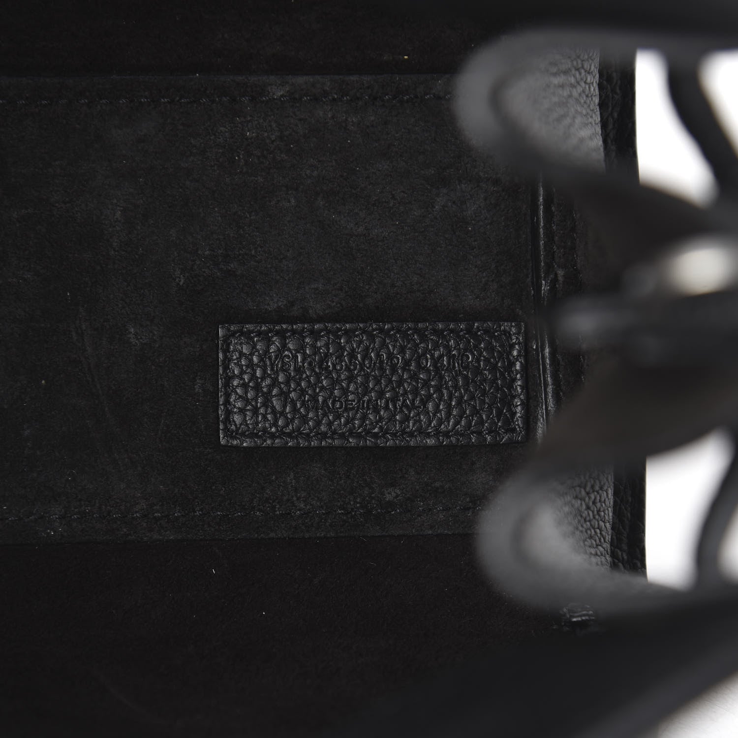 Saint Laurent Grained Calfskin Nano Sac De Jour Souple Black 8 of 10