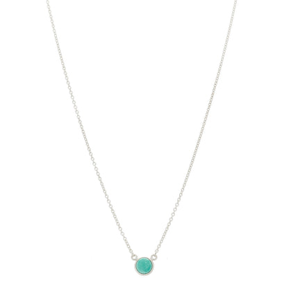 Tiffany Sterling Silver Turquoise Elsa Peretti Color by the Yard Pendant Necklace 1 of 6