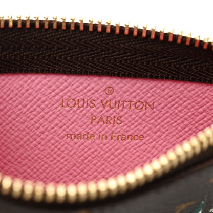Louis Vuitton Monogram 2023 Christmas Animation Alpine Key Pouch Pink 6 of 7