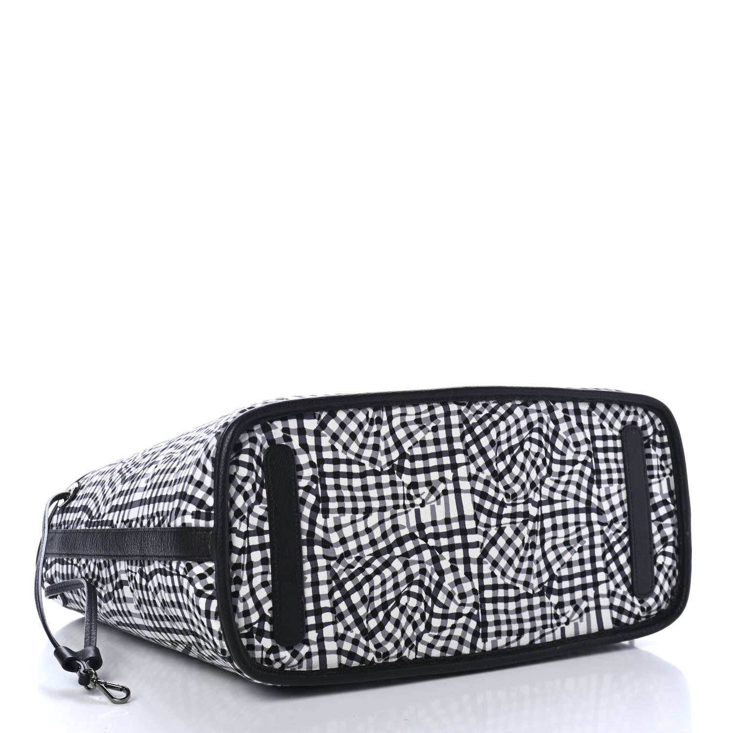 MCM Visetos Medium Liz Reversible Shopper Tote Black 7 of 8