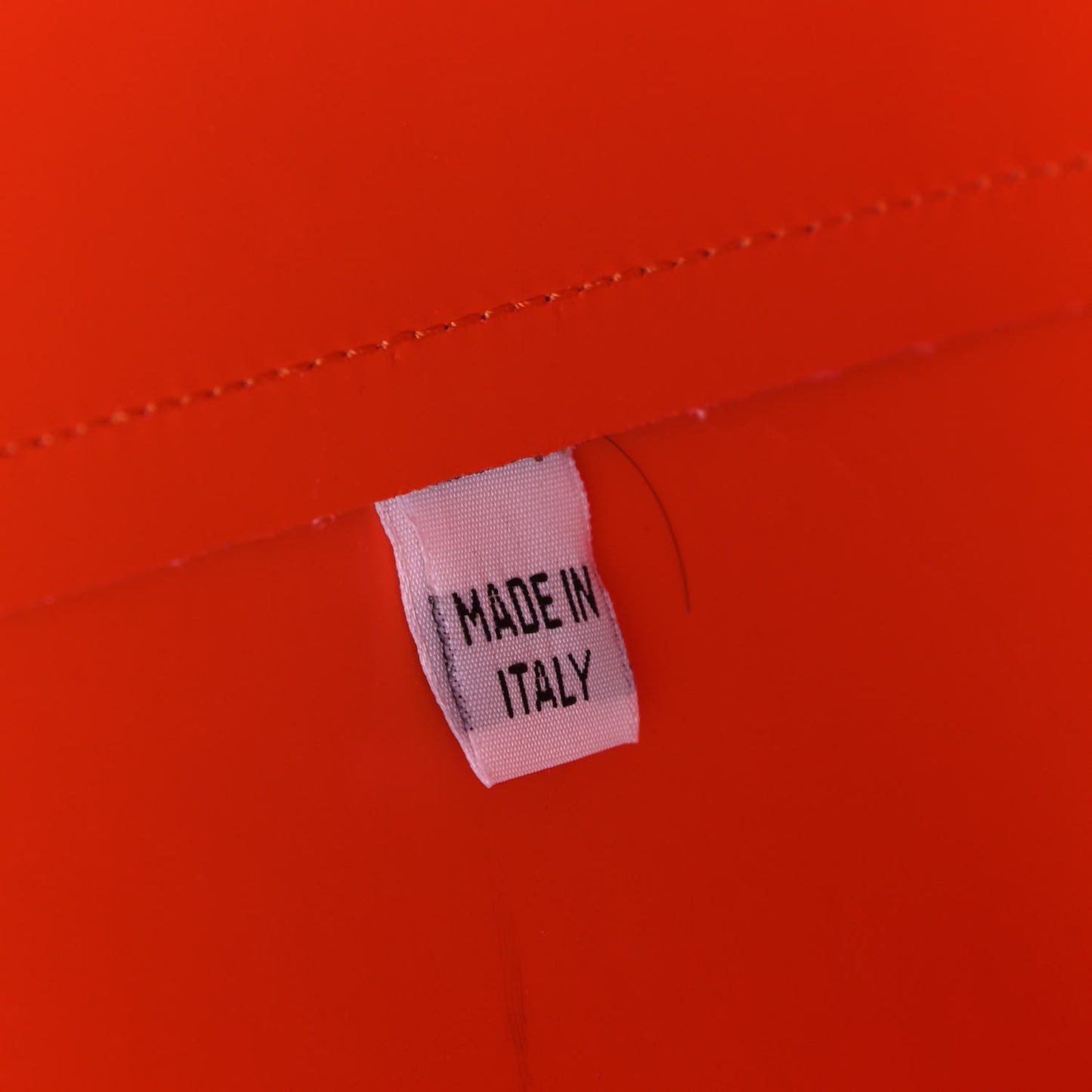 Vegetable Tanned Calfskin Large Shopping Bag Camello Orange